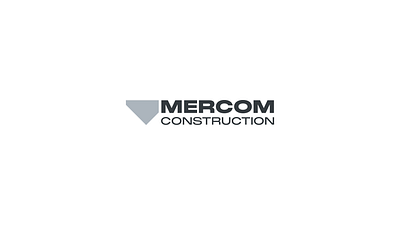 Mercom Construction brand brand identity branding company design daily inspiration design graphic design launch logo startup ui visual identity