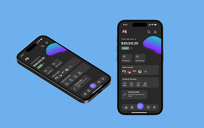 Money Management App app design figma graphic design management money ui ux