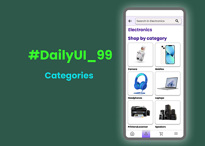 #DailyUI #099 - Categories graphic design ui