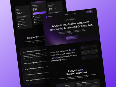 FutreEnd - AI Powered Landing Page Exploration app branding design illustration landing page ui ux website