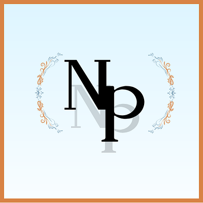 logo of N and P initials graphic logo