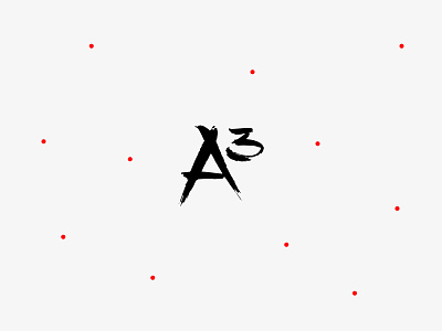 A³ / Unused a anarchi architecture black paint brush brush logo caligraphy concept logo logotype pen sign stroke symbol typography