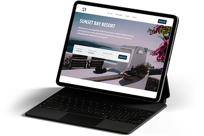 Welcome Hotel Page design ui ux