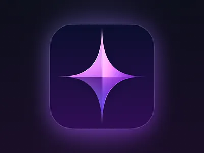 Nova ✦ app appicon branding figma icon icons ios iosicon purple star