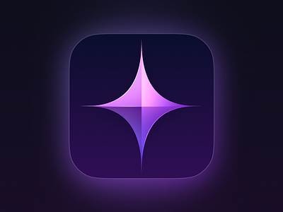 Nova ✦ app appicon branding figma icon icons ios iosicon purple star