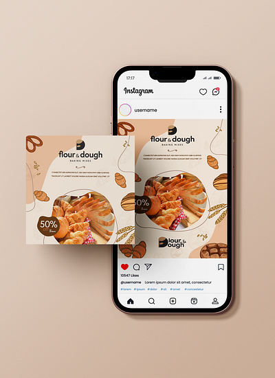 Flour & Dough Bakery Brand Design app branding design graphic design illustration logo typography ui ux vector