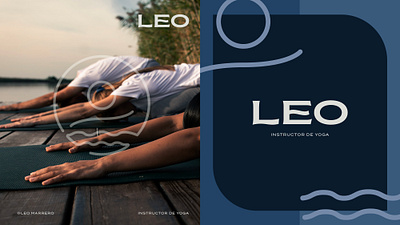 LEO Branding branding graphic design logo yoga