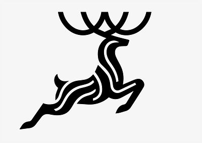 LOGO - DEER - AUGUST 2024 animal animals branding deer deers design forest graphic design icon identity illustration jump jungle logo marks symbol tree ui wood woods