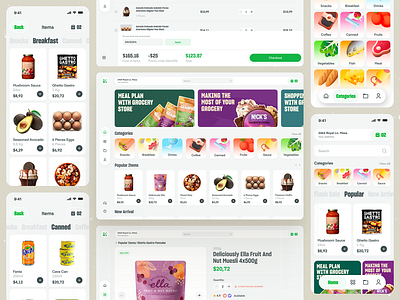 Grocery shop full project admin app dashboard design grocery grocery shopping minimal online grocery product design product design app sajon sidenav ui ui design uiux user interface ux web webapp webdesign