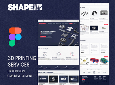 3D Printing Service Website UI/UX Design & CMS Development 3d printing ui cms development ecommerce web ui figma design graphic design ui ui design ux ux design web design web development web ui website design website development wordpress development التصميم الجرافيكي تصميم الموقع تصميم الويب تطوير الموقع