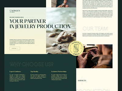 💎 Artisan jeweler clean design figma jewelry luxe luxury ui webdesign