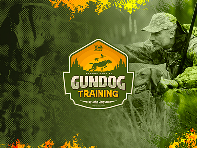 Gundog Logo branding design dog dog training graphic design logo