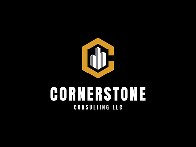 Cornerstone Consulting LLC Logo Design acoutinglogo brandidentity branding brokerage building c capital consulting finance financial investing investment logo logodesign marketing propertieslogo property realestat trending