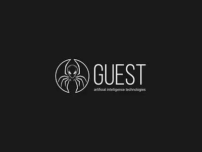 Logo for artificial intelligence technologies abstract ai artificial intelligence emblem graphic design it logo logo design logotype minimal social social network spider technology techo