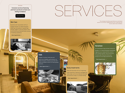 Bubbles Salon - Redesign website beautydesign beautyindustry beautysalon designshowcase designtrends dribbbleshots luxuryservices salonservices uiuxinspiration userinterface webdevelopment