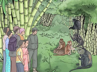 Meet with illustrations 3d animation illustrations