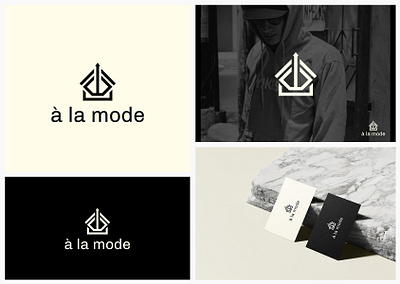 a la mode | Logo & Brand Identity Design apparel brand brand identity branding brandlogo businesslogo clothingbrand customlogo fashionlogo logo logodesign logomark logotype luxury manfashion minimalistlogo modern symbol