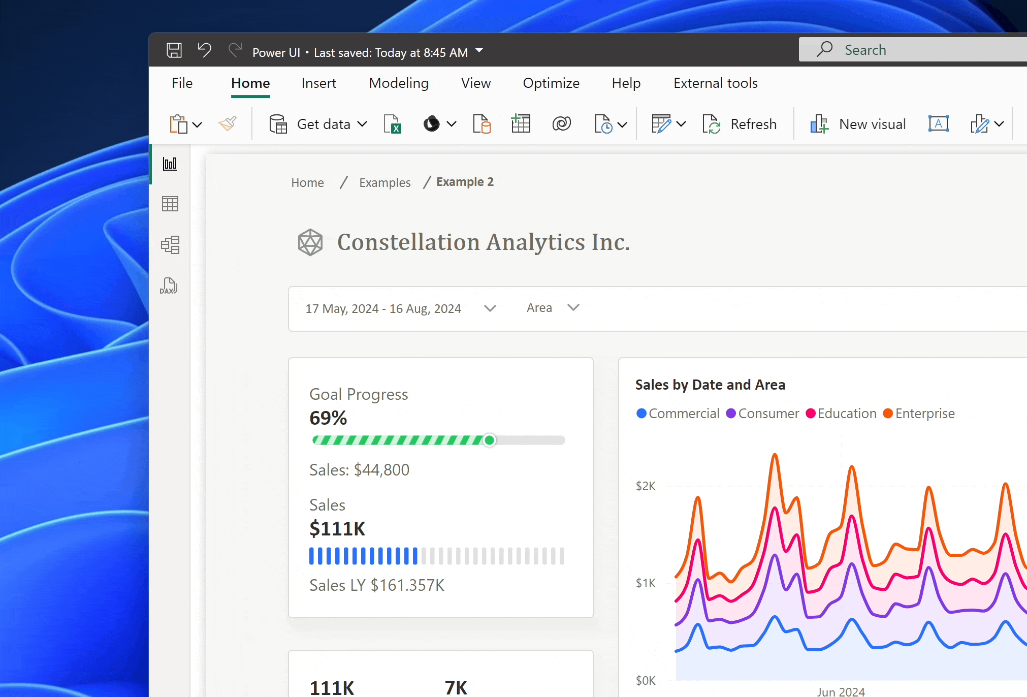 Progress Bars in Power BI analytics dashboard dashboard dashboard design data visualization design power bi power bi report ui