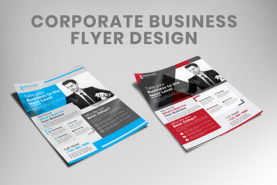 Corporate Business Flyer Design advertising banner ads facebook banner flyer design graphic design illustration