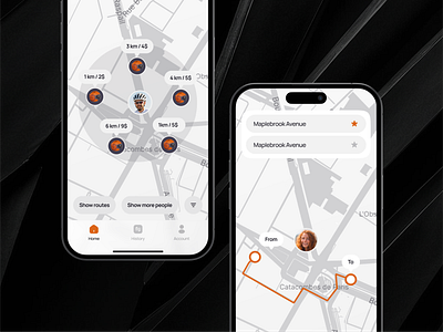 Despii - Taxi Ride Map Interface development gettherefast no code no code development nocode rideshare ridewithus saferides taxi taxiapp taxiguide travelsmart ui ui desing uidesign web design web development