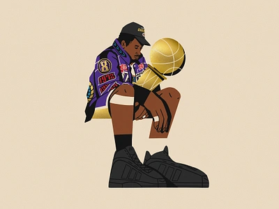 Legends: Kobe all the pretty colors basketball champion illustration kobe kobe bryant lakers nathan walker nba sneakers