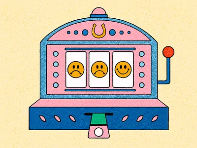 Navigating Anxiety: Tips for a Calmer Mind anxiety brightness casino flat flat illustration gambling health illustration illustrator jackpot mood nivigaring sad smile