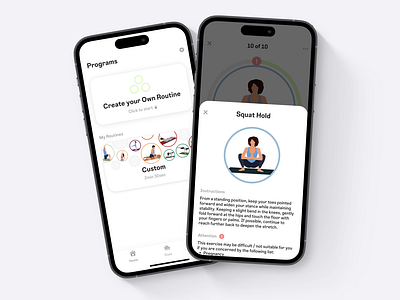 Stretching Life #3 app fitness health mobile stretch ui ux