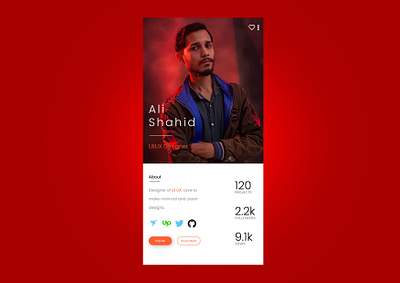 Profile Card daily daily design daily ui design figma ui figma ui design profile profile card profile card ui ui ui design uiux