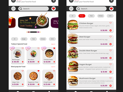 Cibo (FoodApp) branding graphic design ui