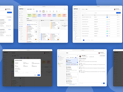 Admin Portal Web App Design admin portal calendar design ui web design