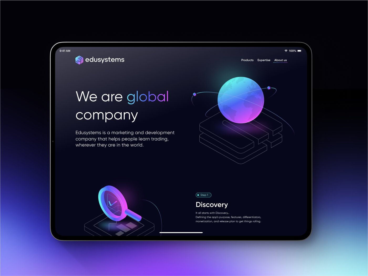 Example of Hero Block Redesign