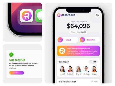 Design concept for wallet app, App Icon for Fintech | Lepshey app concept design finance financial mobile app fintech icon app interface interface design mobile mobile app payment systems product product design startup ui ui concept ux uxui wallet