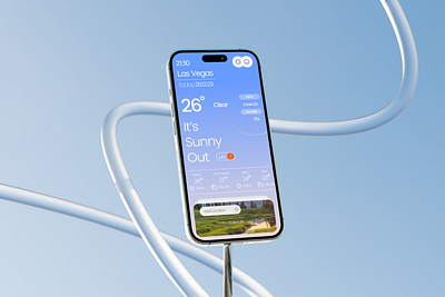 Weather App app appdesign design figmadesign iphone mobile mobile app mockup ui weather weather app