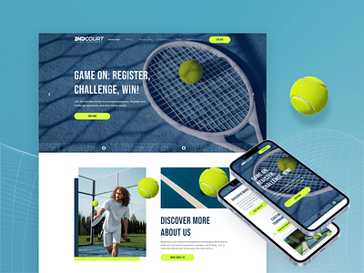 Game On 🎾 2NDCourt Web Application application branding design desktop graphic design logo tennis ui uiux ux ux design web web application web design website