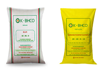 K-BHCO FERTILIZER BAG PRODUCT MOCKUP 2 design fertilizer fertilizer bag graphic design logo logo design photoshop product mockup