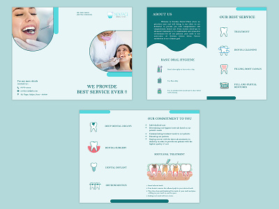 NEWFACE BROCHURE bhochure brochure design dental design graphice design logo logo design photoshop