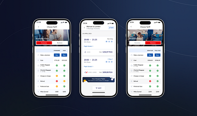 Enhancing UX and UI for Key User Flows for an Airline Company improving uxui ios mobile app ui ux