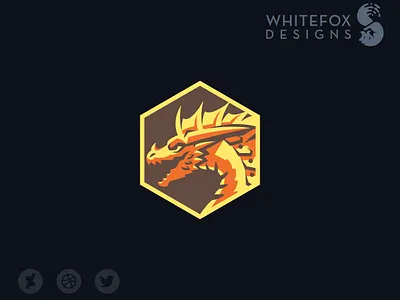 Metadragon branding design dragon graphic design logo vector