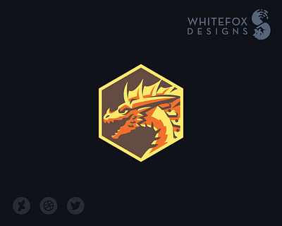 Metadragon branding design dragon graphic design logo vector