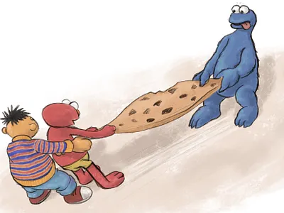 The cookie fighters 3d animation ill illustration illustrations