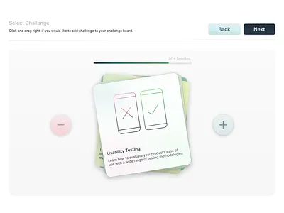 Select Challenge Exploration ✨ product design ui design ux design webdesign