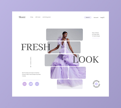 Fashion Website - Hero Section
