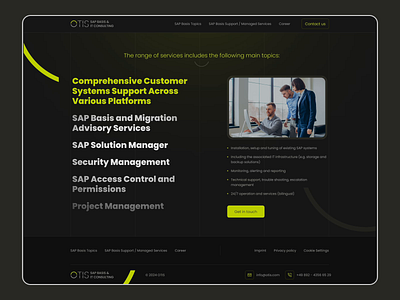 Website Animation for It Consulting Company | OTIS animation business design interface it consulting landing page logo managed services product service start up startup technology uxui web website