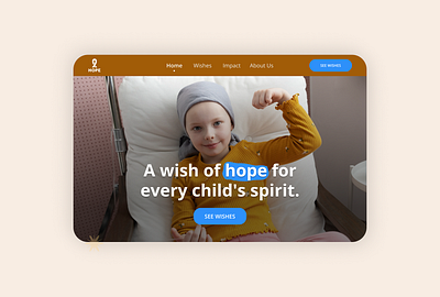 Wish Granting Website charity product productdesign ui uiux ux webdesign website wishes