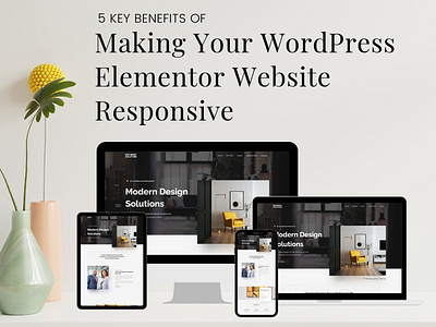 5 Key Benefits of Making Your WordPress Elementor Website Respon elementor mahmud sagor mahmudsaogr responsivedesign webdesign wordpress