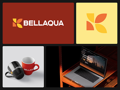 Bellaqua branding graphic design logo