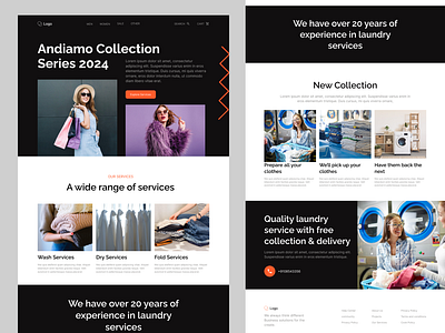 Fashion eCommerce Website abdobe xd digital agency website design dribbble best shot e commerce website fashion ecommerce landing page fashion ecommerce websit fashion landing page fashion shopify template fashion web ui landing page for wellness brand ui design ui ux