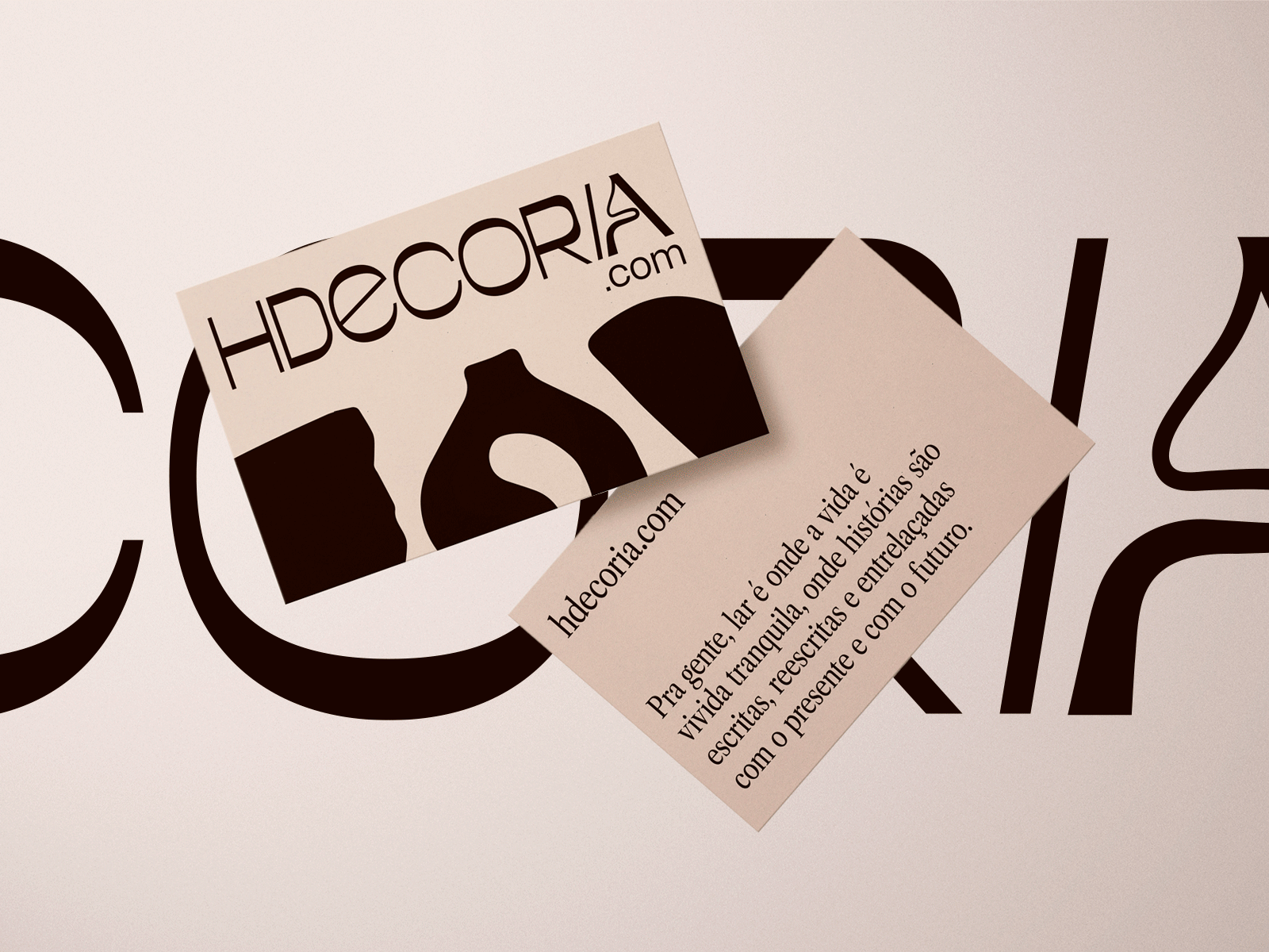 HDECORIA - Logo and Visual Identity branding des design graphic design logo visual visual identity