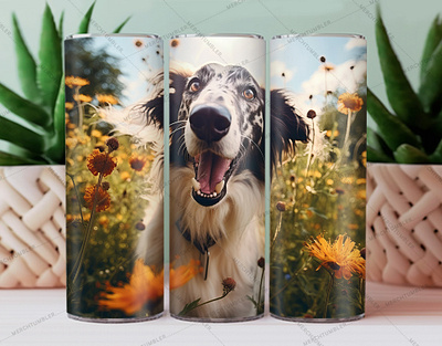 Borzoi Dog Skinny Tumbler Wrap animal tumbler borzoi vector breed tumbler color image custom tumbler art design dog vector illustration photography purebred tumbler skinny tumbler sublimation tumbler sublimation tumbler vector art tumbler warp vector art waterslide tumbler