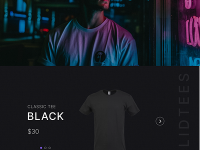 Solid Tees - An Ecommerce Website ecommerce responsive design tshorts ui ui ux ux web design